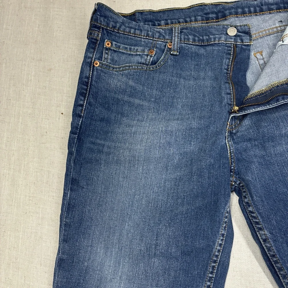 Levis Shorts Mens W38 Blue Slim Straight‎ Denim Cut Offs 511 Frayed
